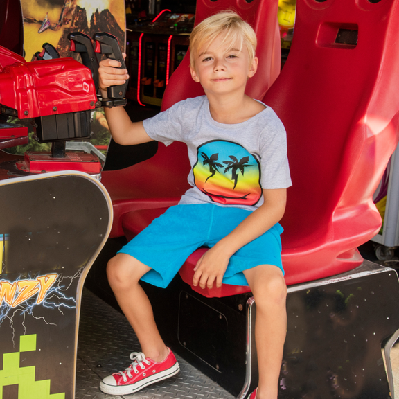 Camp Shorts - Blue Jewel - 4 Years