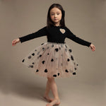 Heart Tutu Dress - Black - 10 Years