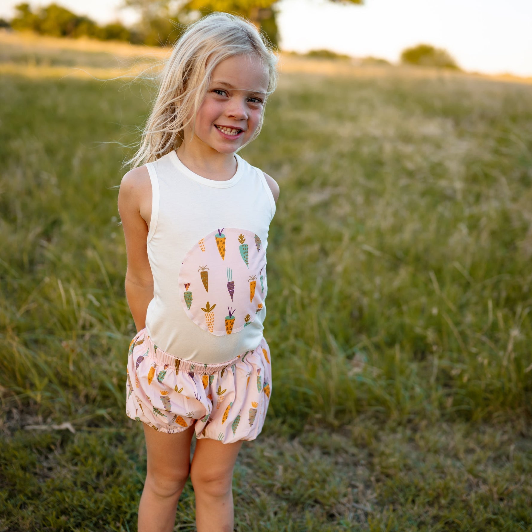 Print Coco Set - Pink Carrot - 5 Years