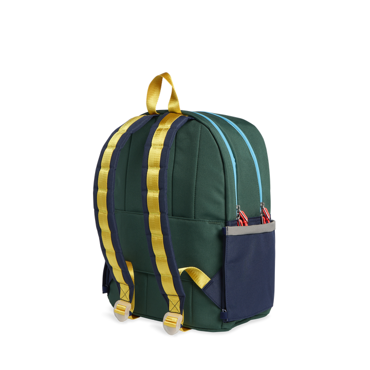 Kane Kids Double Pocket - Green & Navy