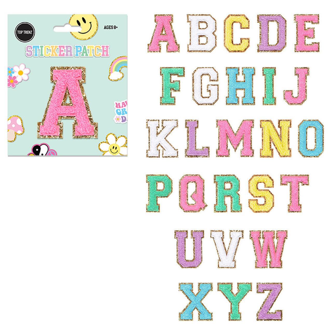 Alphabet Sticker Patch