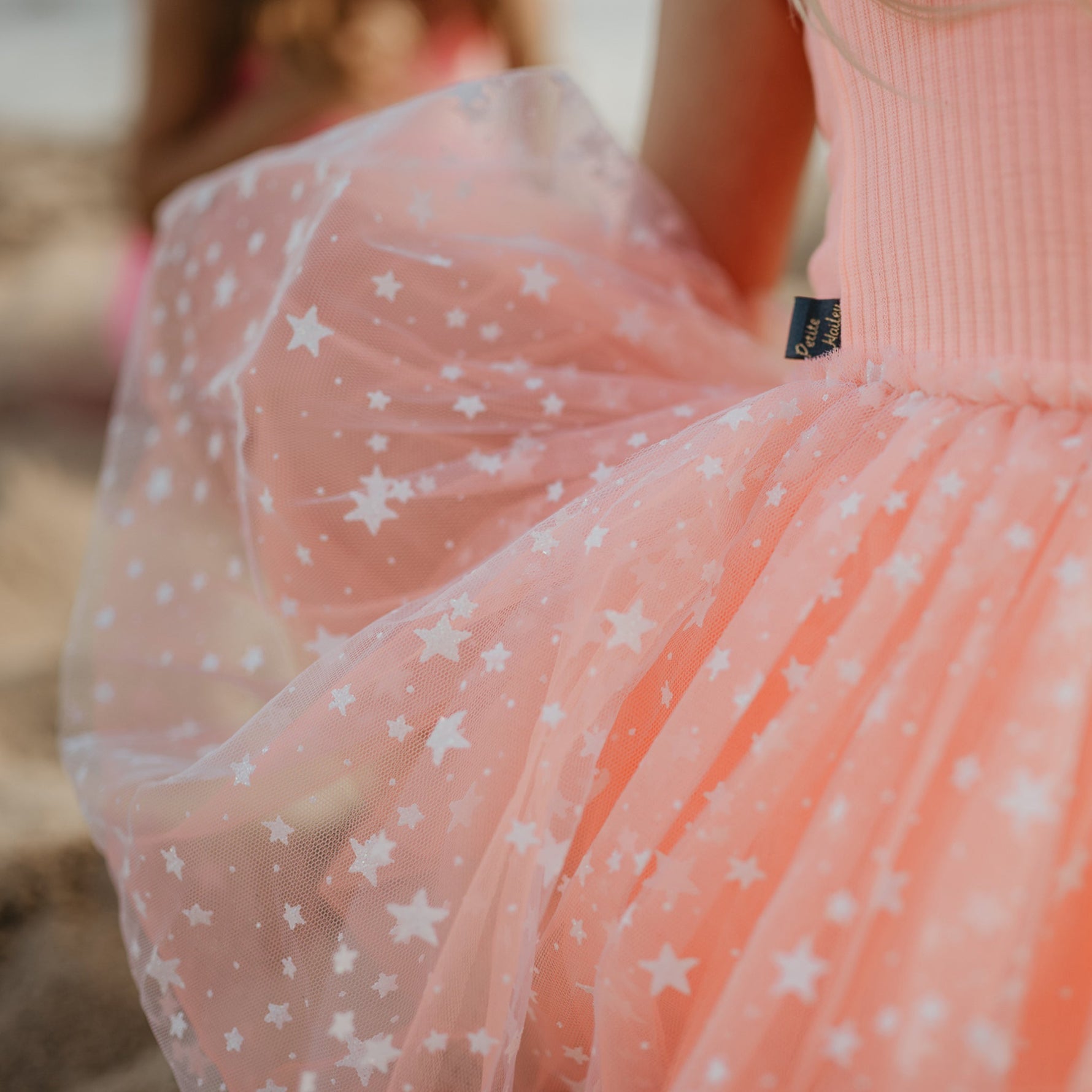 Emily Patch Tutu - Orange - 12 Months