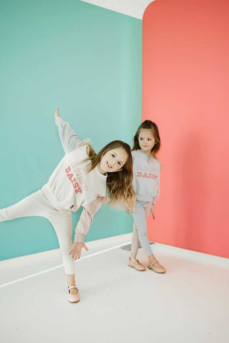 LT Daisy Sweatshirts Sky - Blue - 1 Year