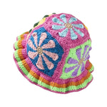 Crochet Bucket Hat - Flowers