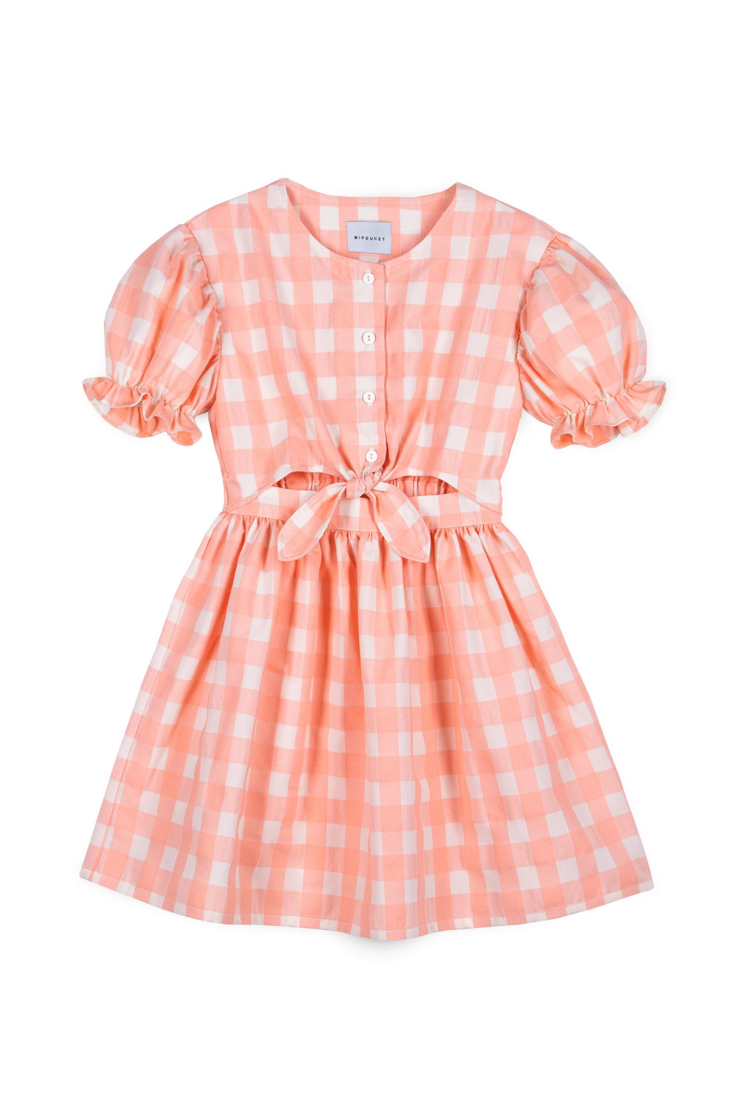 Margot Vichy Cut Out Dress - 2 Years