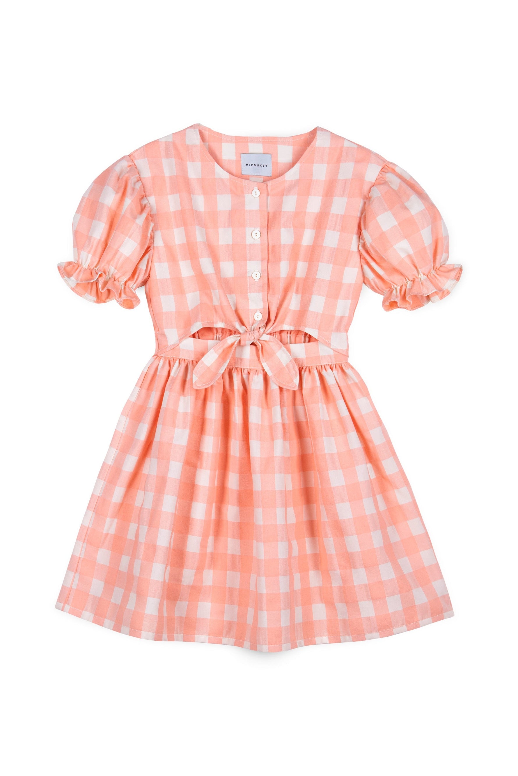 Margot Vichy Cut Out Dress - 2 Years