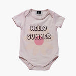 Acid Washing Baby Onesie - Pink - 3 Months