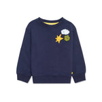 Patches Kid Sweatshirt - Navy - 2 Years