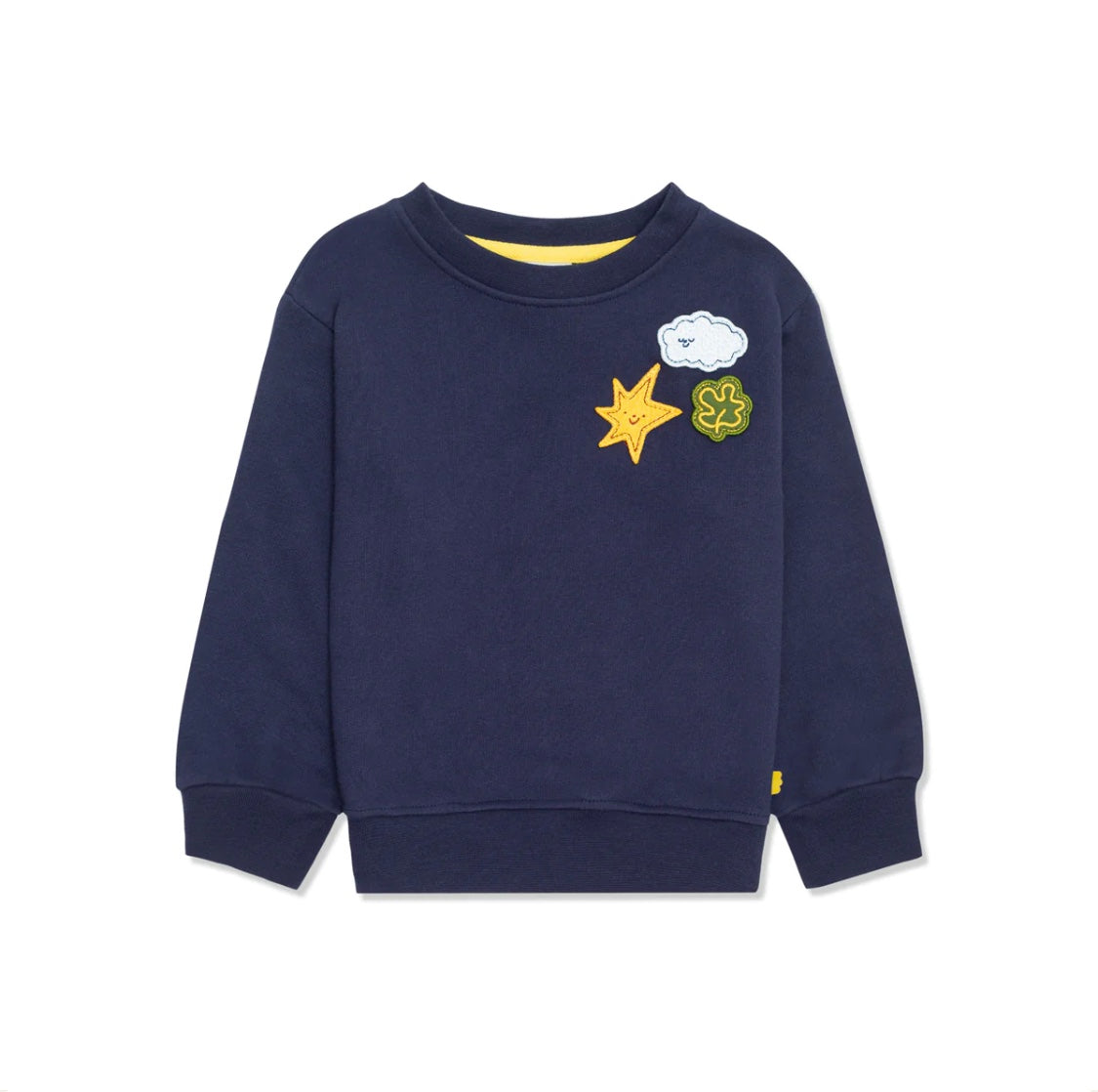 Patches Kid Sweatshirt - Navy - 2 Years