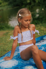 Minnie Foulard Butterflies - Lilac - 10 Years