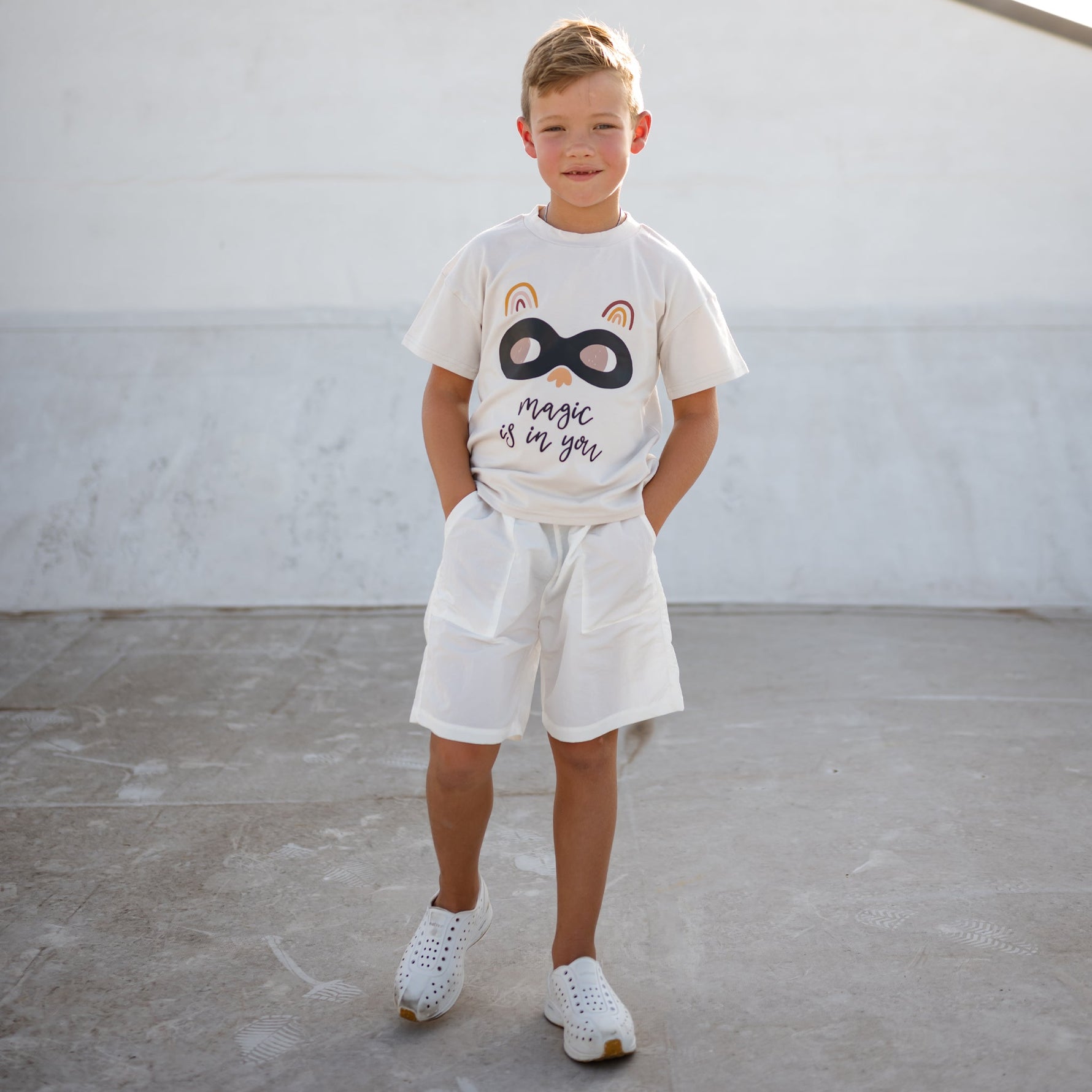 PH W Shorts - White - 12 Months