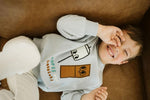 Print Sweatshirts - Sky Choco - 6 Month