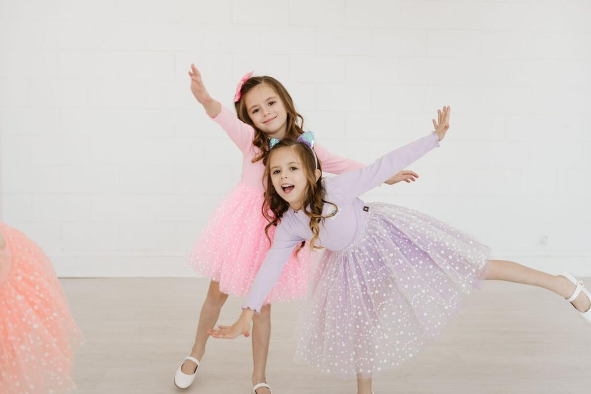 Patched Tutu Dress - Lilac - 6 Months