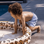 Swim short White Blue Striped - 1-2 Years