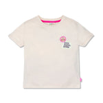 Earth Loving Patches T-shirt Cream - 3 Years