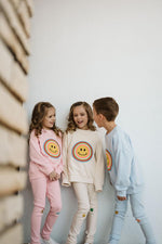Multi Smile Sweatshirt - Pink - 12 Months
