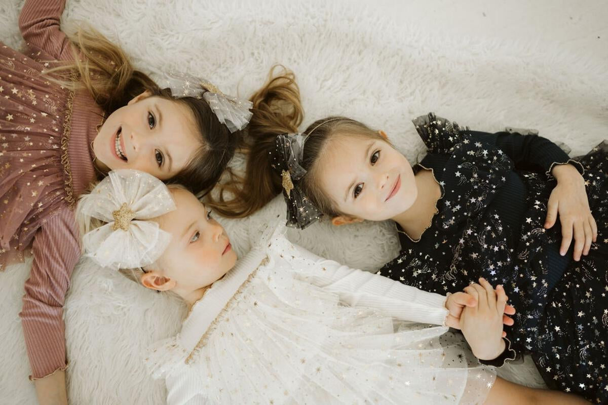 Layered Ls Tutu - Gold Pink - 1 Years