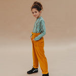 Corduroy Yellow Chino - 10-12 Years