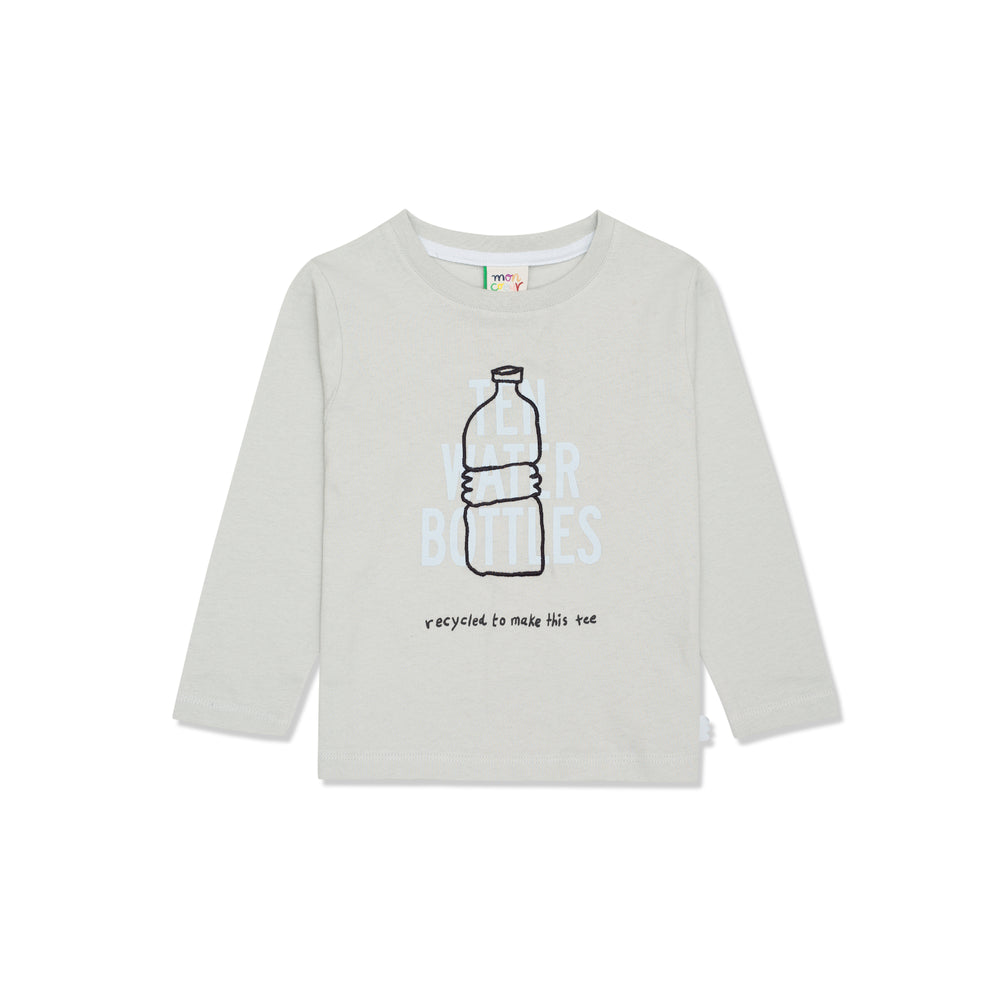 ten Bottle Kid T-shirt Silver/Mist Blue - 2 Years