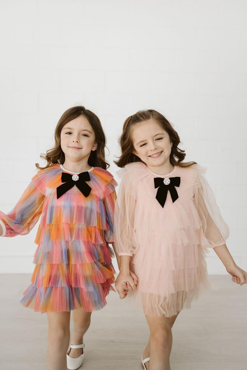 Six Layered Dress - Pink - 5 years