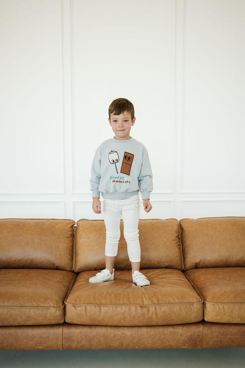 Print Sweatshirts - Sky Choco - 6 Month