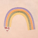 Rainbow Kid T-shirt - Soft Pink - 2 Years