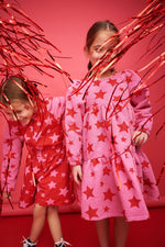 Star Loomed Three Layers Dress Kid - Pink - 1 Year