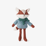 Linen Toy Fox Boxed - Blue