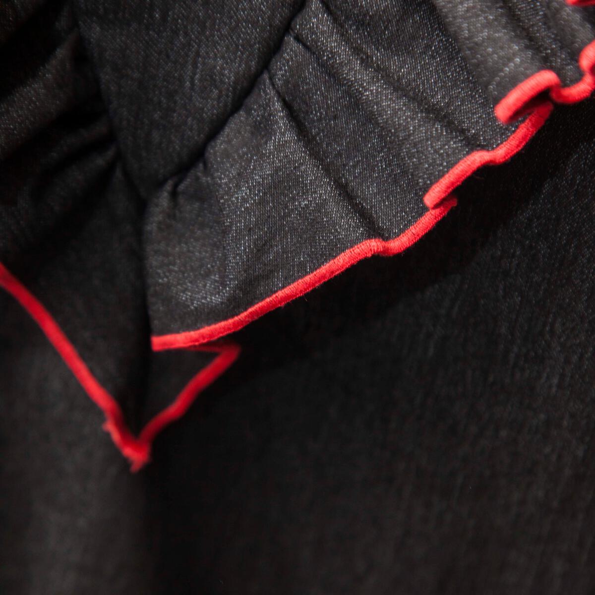 Heart Denim Ruffles Dress Kid - 1 year