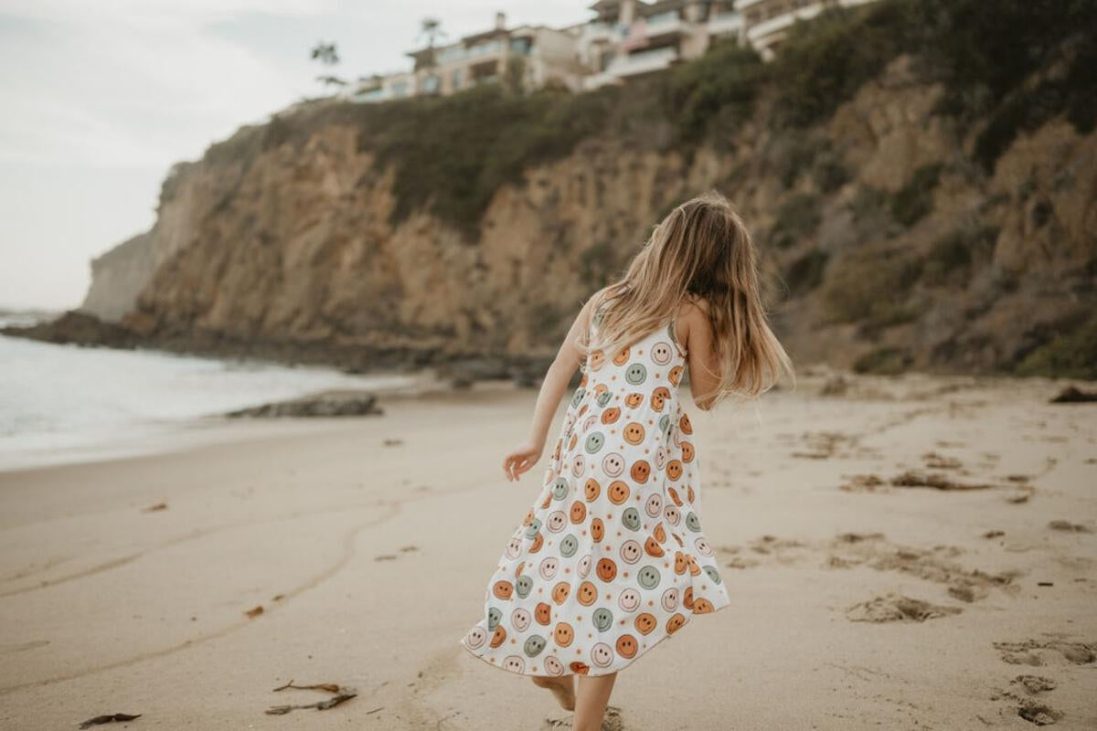 Print UB Dress - Smile - 4 Years