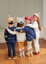 Rainbow Star Sweatpants - Navy - 6 Months