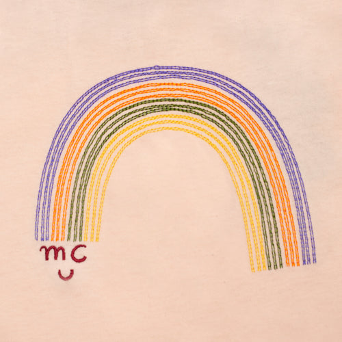 Rainbow Baby Sweatshirt - Soft Pink - 3-6 Months