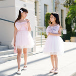 Big Bow Tutu Dress - Purple - 12 Months