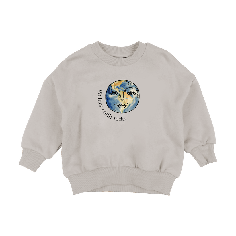 Mother earth Sweater - Grey - 3-4 Years