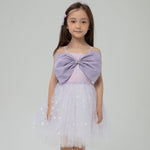 Big Bow Tutu Dress - Purple - 12 Months