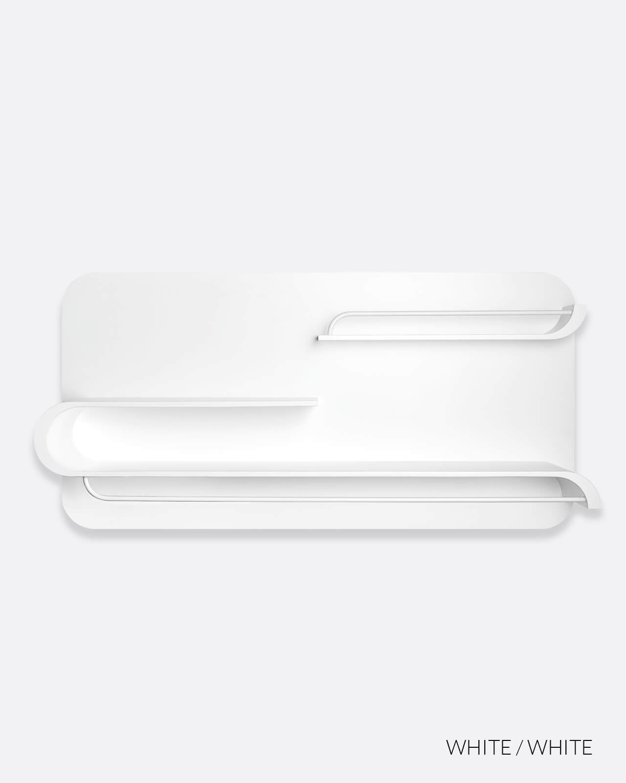 L Shelf - White On White