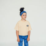 Sunnies Cropped Crewneck W/Embroidery - 3-4 Years