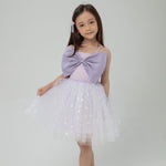 Big Bow Tutu Dress - Purple - 12 Months