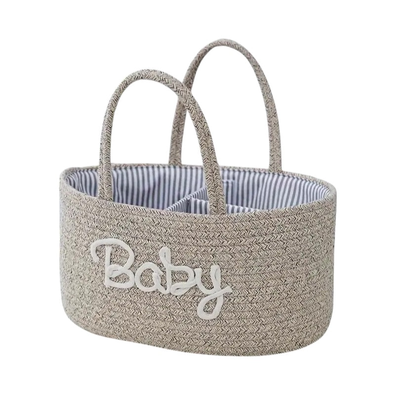 ''Baby'' Diaper Bag Woven - Beige