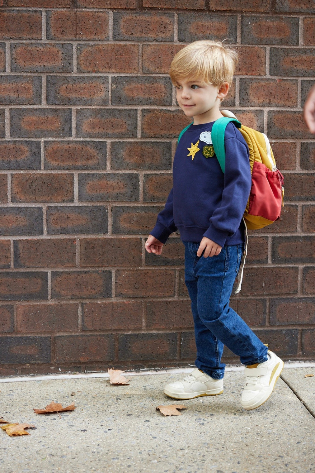 Patches Kid Sweatshirt - Navy - 2 Years