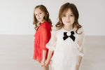 Six Layered Dress - Red - 4 years