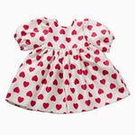Heart Balloon Dress - White - 12 Months