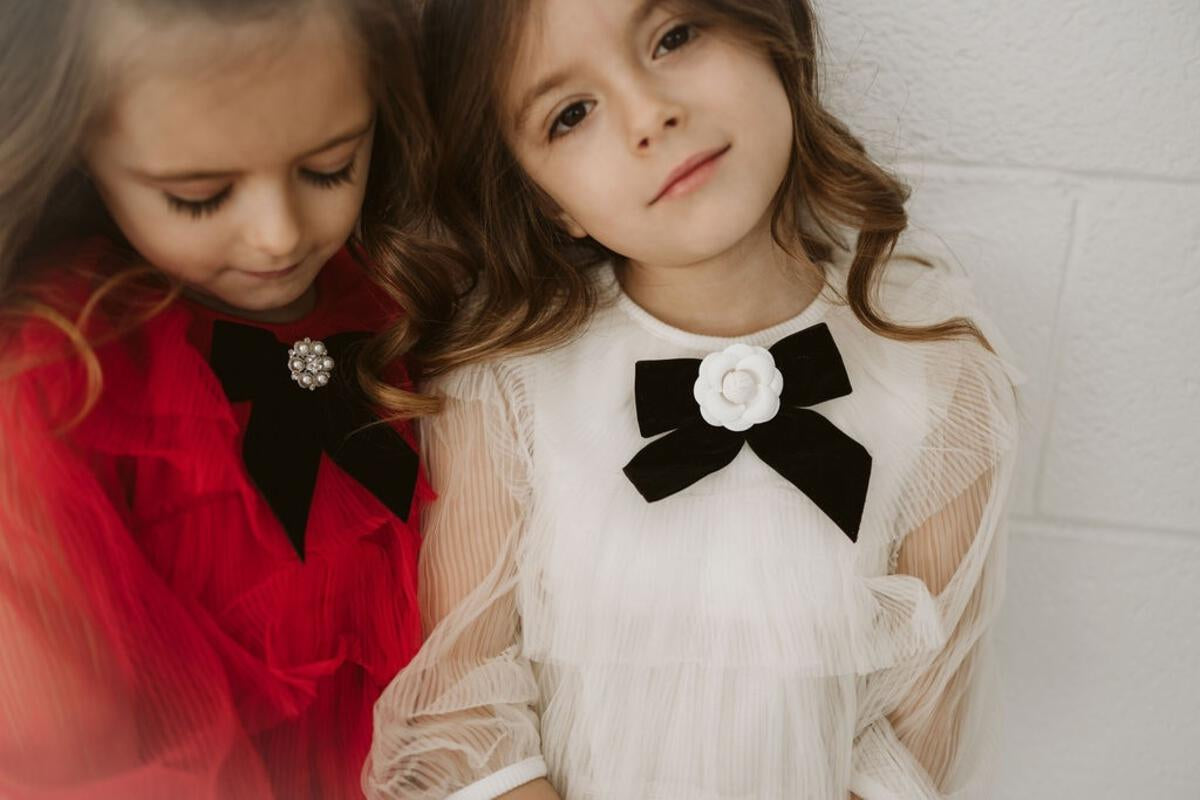 Six Layered Dress - Red - 4 years