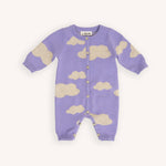 Clouds - newborn jumpsuit - knit - 9-12 Months