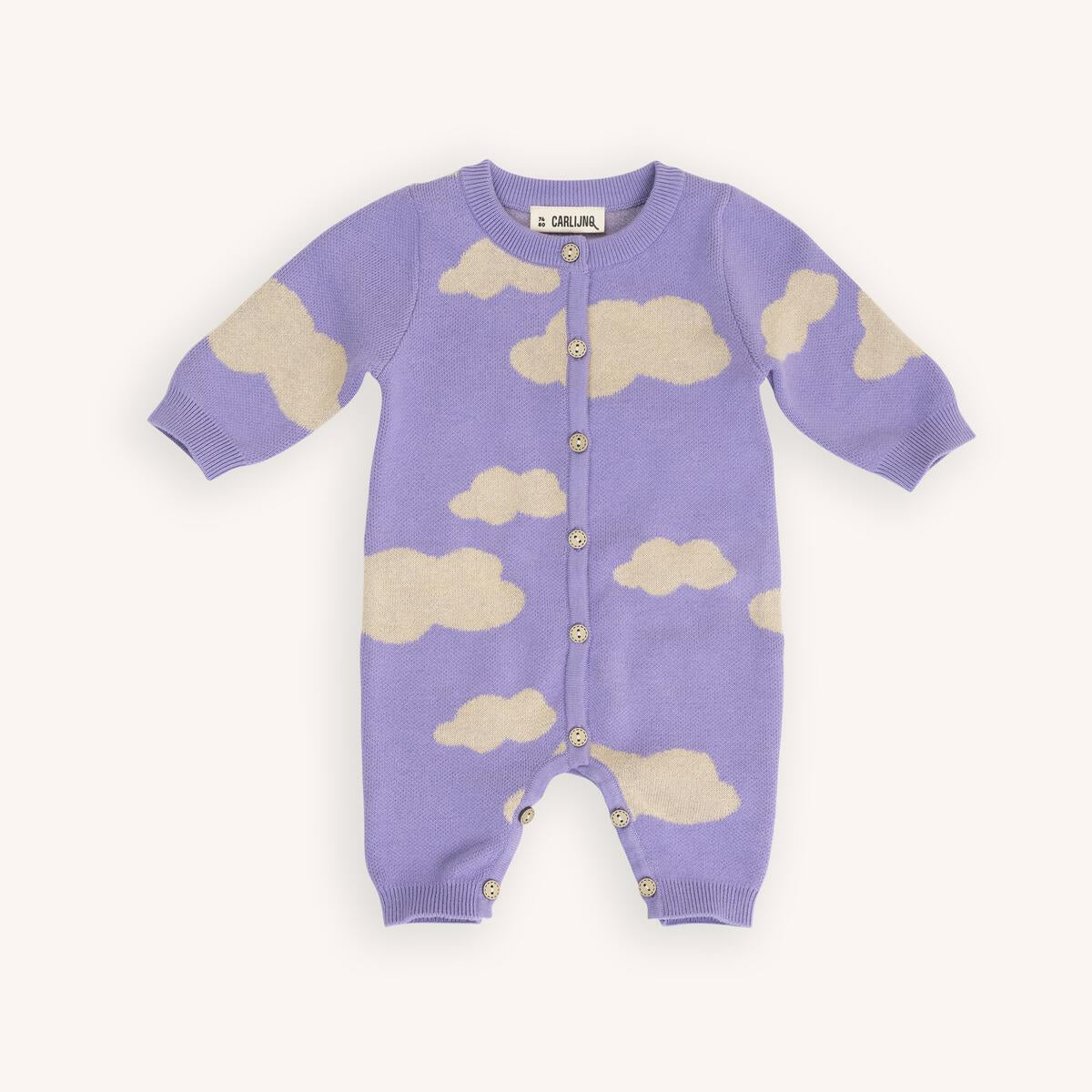 Clouds - newborn jumpsuit - knit - 9-12 Months