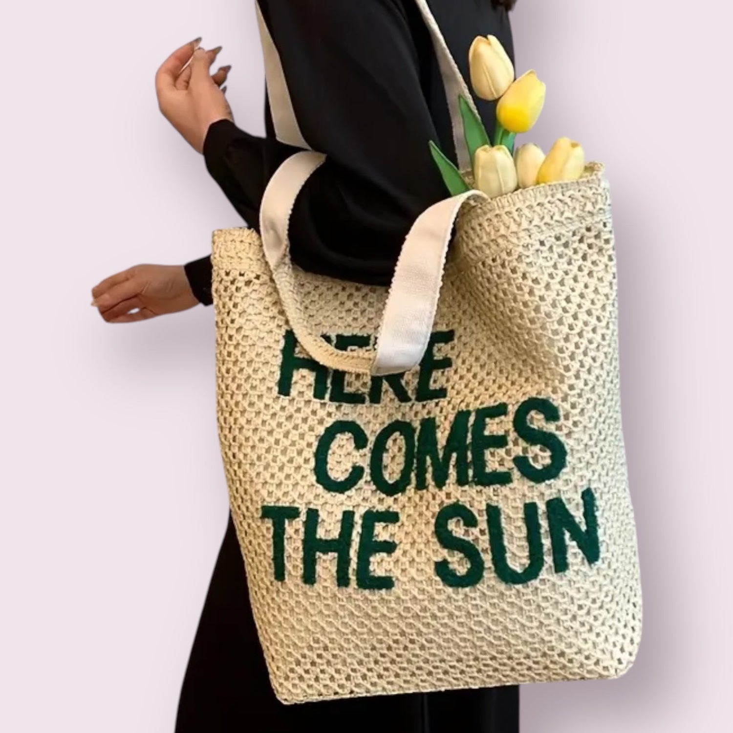 Here Comes The Sun Bag - Beige