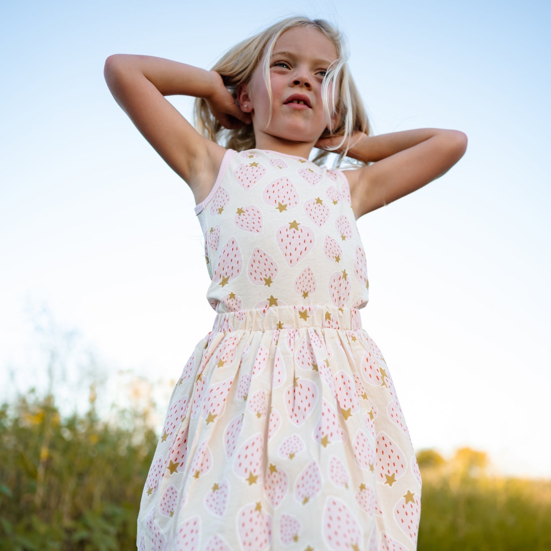 Zoey Skirt - Strawberry - 12 Months