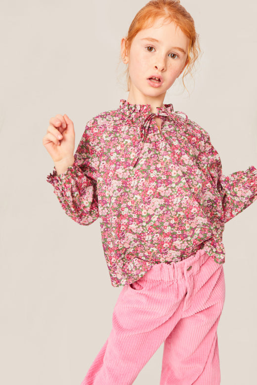 Casilda Liberty Blouse - Pink - 2 Years
