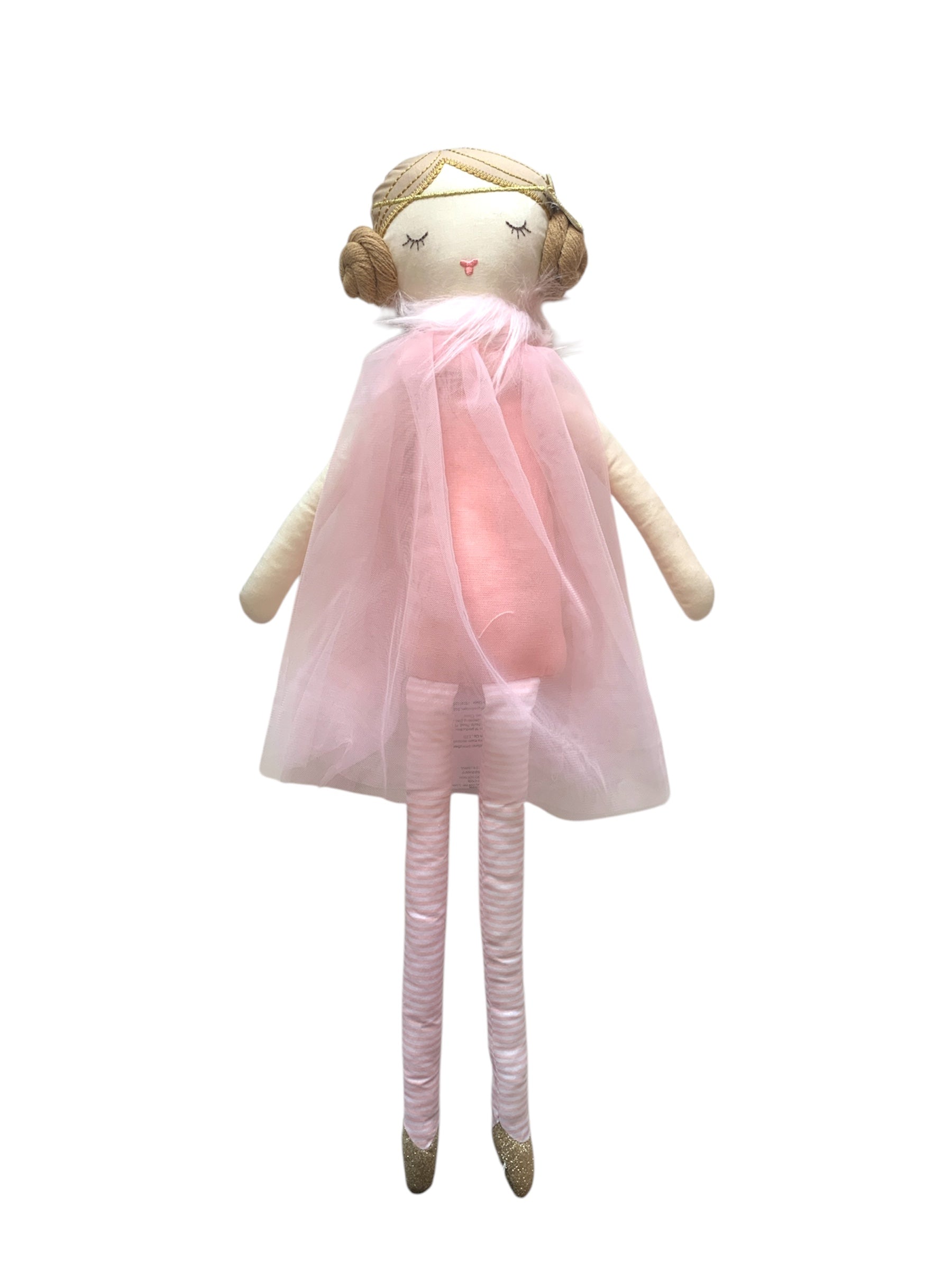 Nordic Pink Bun Doll