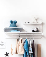 L Shelf - White On White